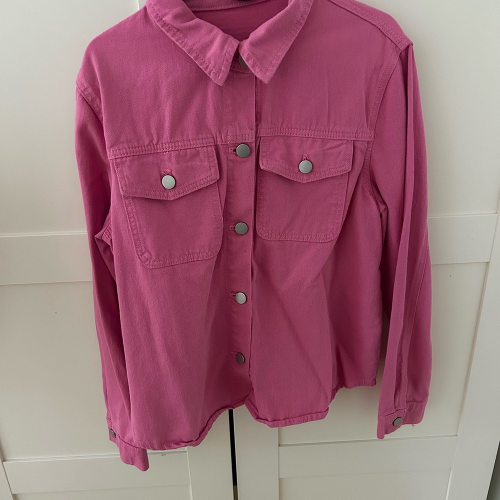 H&M Pink Jean Jacket